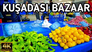 KUŞADASI TÜRKİYE BAZAAR  2 July 2024  4k UHD 60fps [upl. by Nallaf]