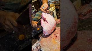 Delicious Tripletail Fish Cutting Skills In Bangladesh Fish Market By Expert Cutter shorts [upl. by Adnovad793]