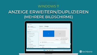 Anzeige erweiternduplizieren Mehrere Bildschirme Windows 11 [upl. by Reisinger]