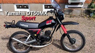 Yamaha DT50MX Sport  Toppfart test [upl. by Prior]