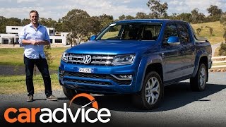 2017 Volkswagen Amarok V6 review  CarAdvice [upl. by Sid]