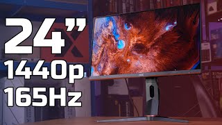 24” 1440p 165Hz Gaming Monitor  AOC Q24G2A Review [upl. by Frere]