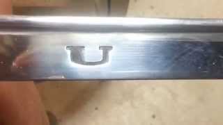 Mopar trim anodizing removal and polishing [upl. by Eirena]