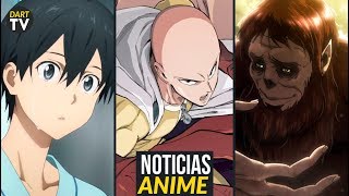 Shingeki no Kyojin TRAILER EN LATINO SAO 3 ESTRENO ANTICIPADO POR FIN One Punch Man 2  Noticias [upl. by Allertse]