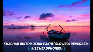 Khachar Bhitor Ochin Pakhi slowed reverbed [upl. by Orwin]