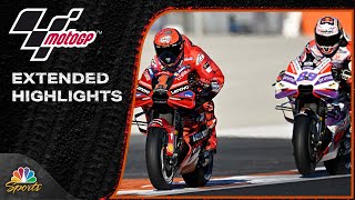 MotoGP EXTENDED HIGHLIGHTS Valencia Grand Prix  112623  Motorsports on NBC [upl. by Adneral]