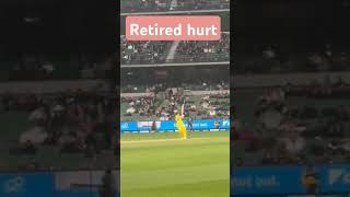 Cooper Connolly Retired hurt wicket out dismissal Today match  copper Connolly injury swallowing [upl. by Season787]