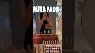 TESTING SUNNIES FACE LIP TRACER LIP GLAZE amp CHEEK TINT [upl. by Starkey]