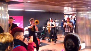 Lucky Chops Grand central  Funky Town 11215 [upl. by Ecyrb]