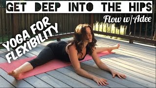 Deep Hip Opening Yoga Slow Flow wAdee [upl. by Nahbois]