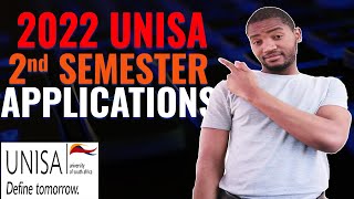 UNISA Semester 2 Applications for 2022 How to to apply at UNISA online LIMITED QUALIFICATIONS [upl. by Hanny]