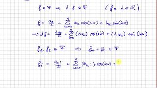 Analysis Fourier Trigonometrische Funktionen bilden einen Vektorraum 1903 [upl. by Eelanej]