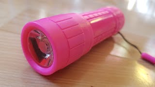 Clas Ohlson LED Flashlight Pink [upl. by Pennie847]