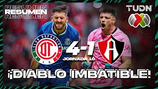 HIGHLIGHTS  Toluca 41 Atlas  Liga Mx AP2024  J10  TUDN [upl. by Burta]