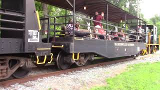 walkersville southern train backing up in frederick md part six [upl. by Barthol]