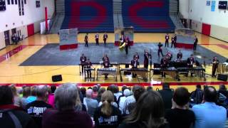 Buffalo High School Drumline  Dassel  Cokato HS 2013 [upl. by Nylarad]