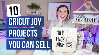 Top 10 Cricut Joy Projects That Will Sell Like Hotcakes [upl. by Itnahs782]