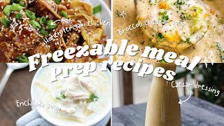 ✨ QUICK AND EASY FREEZABLE RECIPES [upl. by Gehman]