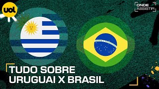 URUGUAI X BRASIL ONDE ASSISTIR AO VIVO HORÁRIO E ESCALAÇÕES PELA COPA AMÉRICA [upl. by Luing]