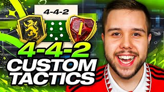 THE BEST 442 CUSTOM TACTICS 🔥 FC 25 Ultimate Team [upl. by Domph]