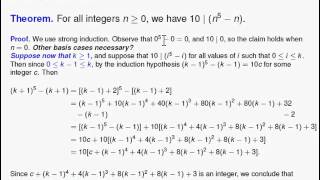 Strong Induction Examples [upl. by Rehpotsrihc]