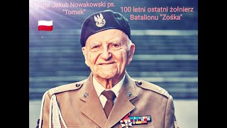 Major Jakub Nowakowski ps quotTomekquot  ostatni żołnierz z Batalionu quotZośkaquot Granica 04082024 [upl. by Nolat255]