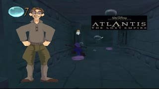 Disneys Atlantis The Lost Empire PS1 100 Walkthrough  Part 11  Secret Swim [upl. by Retsae]