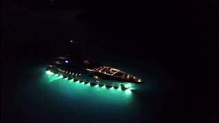 Lumishore Superyacht Underwater Lights on a 50m Benetti Yachts [upl. by Auburn]