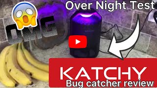 Katchy bug catcher review and over night test [upl. by Ahsrop]