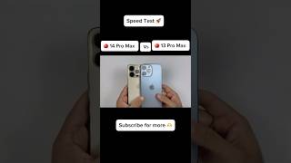 iPhone 13 Pro max vs IPhone 14 Pro Max Speed Test 🚀 iphonexplus teamiphone iphonepro shrots [upl. by Ahsinyd]