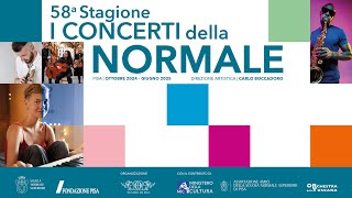 Presentazione LVIII Stagione de I Concerti della Normale  24 settembre 2024 [upl. by Swanson]