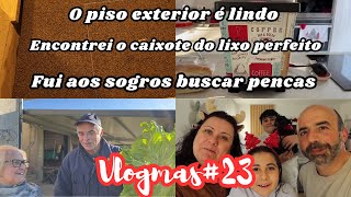 Vlogmas 23 Feliz Natal 🎄🎄🎄🎄O exterior está a ficar lindo Fui as sogros  mensagem de todos [upl. by Reiser]