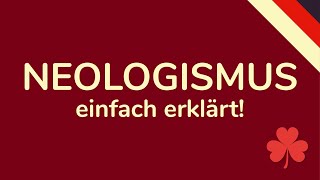 NEOLOGISMUS  schnell amp einfach erklärt rhetorische Mittel animiert 🇩🇪 [upl. by Crane]