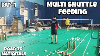 Explosive Power and Endurance with Multi shuttle badminton training [upl. by Cardwell]