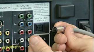 How to Connect an HDTV to Your Sound System or Home Theater For Dummies [upl. by Marco]