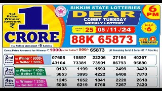 NAGALAND Lottery SAMBAD DEAR EVENING 1 PM RESULT TODAY 05112024 STATE DEAR LOTTER [upl. by Wickham]