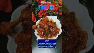 Pepper chicken Recipe Indian style trending ytshorts foryou recipe shorts viral [upl. by Eiser498]