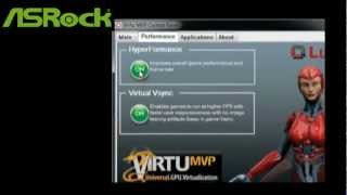 ASRock Virtu MVP  HyperFormance Demo [upl. by Dorie36]