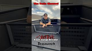 Easy Cyber Truck Vault Storage Divider Upgrade cybertruck by teslaunch7166 [upl. by Adnof]