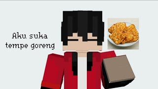 Aku suka tempe goreng ¦ Minecraft Prisma3D Template Animation [upl. by Anegal765]