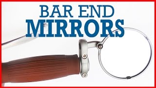 how to install custom motorcycle bar end mirrors ver II [upl. by Kelula]