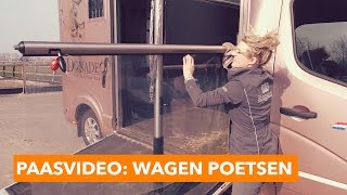 Paaseieren zoeken en wagen poetsen  PaardenpraatTV [upl. by Eemia]