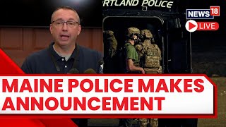 Lewiston Maine shooting 2023 LIVE  Maine Police Briefs Media On The Incident Maine Shooting  N18L [upl. by Nam]