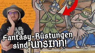 SO sahen Rüstungen im Mittelalter 13 Jh WIRKLICH aus – FantasyRüstungen historischer machen [upl. by Nnayelsel79]