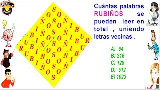 Razonamiento Inductivo Problema Resuelto Tipo Examen de Admisión a la Universidad [upl. by Adnole935]