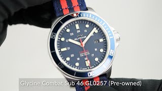 Glycine Combat Sub 46 GL0257 Preowned [upl. by Verine]