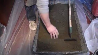 How to build a shower pan  how to mix deckmud [upl. by Dorena123]