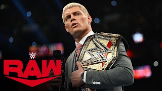 Cody Rhodes relives his journey to the Undisputed WWE Universal Title Raw highlights April 8 2024 [upl. by Tegirb321]