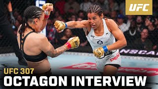 Julianna Peña Octagon Interview  UFC 307 [upl. by Mclain]