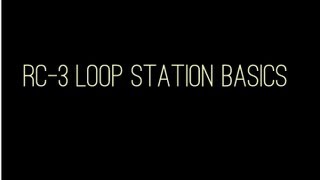 How to use the RC3 Loop Station For Beginners [upl. by Jacki]